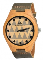 Zegarek męski Giacomo Design GD08003 Bamboo Wood